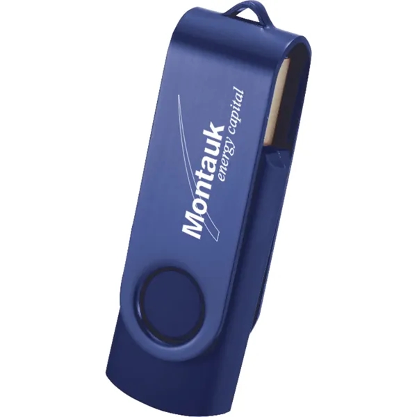 Blue (Bl) color option for Rotate 2 Tone Flash Drive 8 Gb