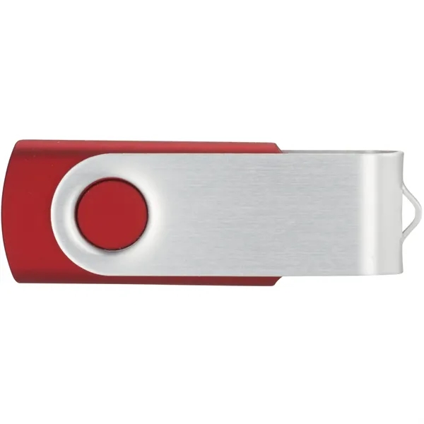Corporate Red color option for Rotate Flash Drive 8 Gb