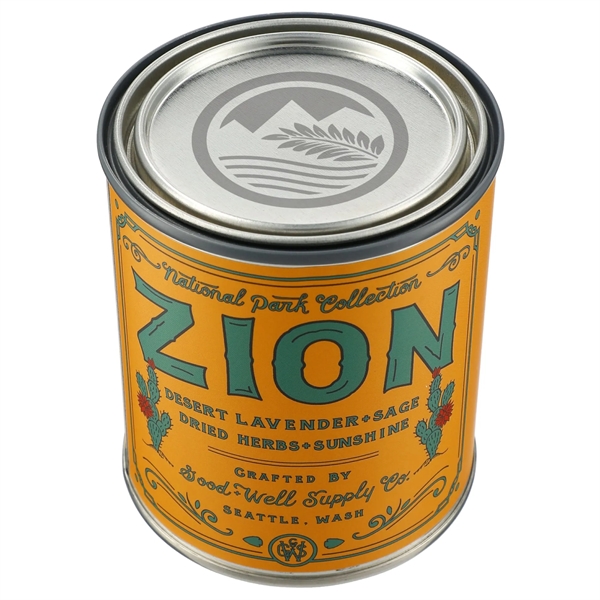 Multi-Colored (Mt) color option for Zion National Park 14 Oz Candle