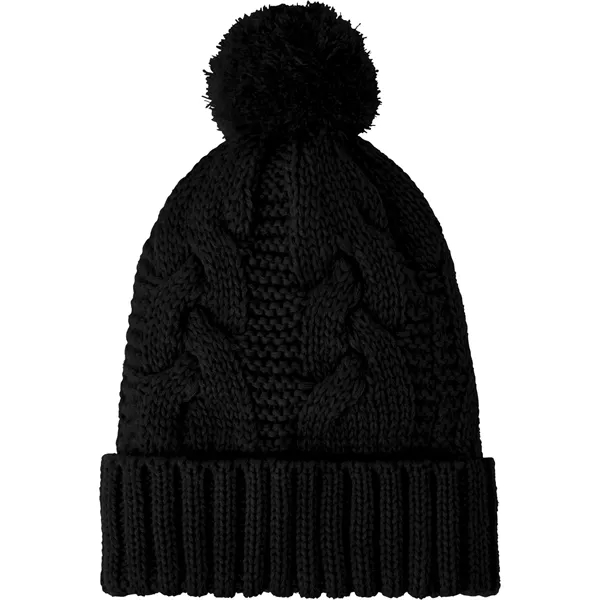 Black (995) color option for Unisex Divergent Knit Pom Beanie
