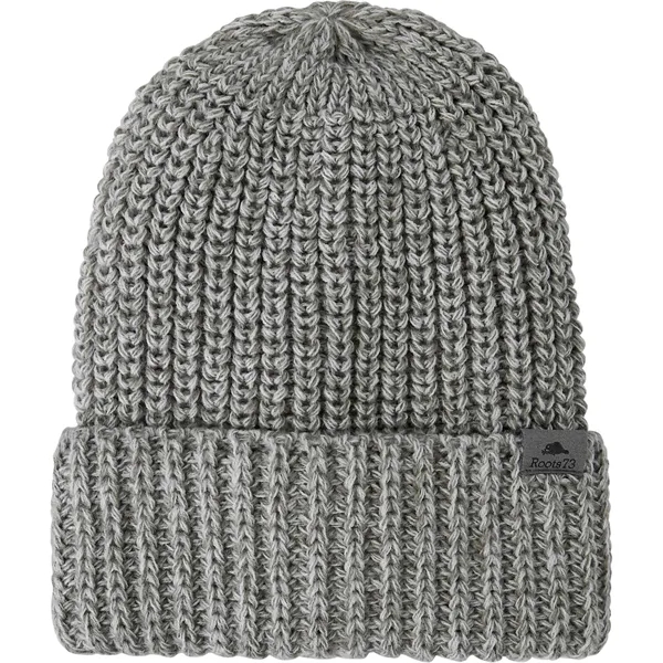 Grey Mix (931) color option for Unisex Shelty Roots73 Knit Beanie