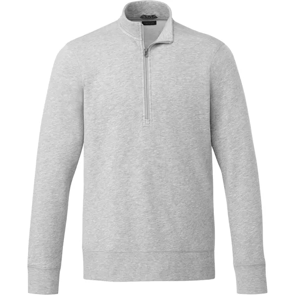 Heather Grey Secondary (915) color option for Men's Dayton Fleece Half Zip