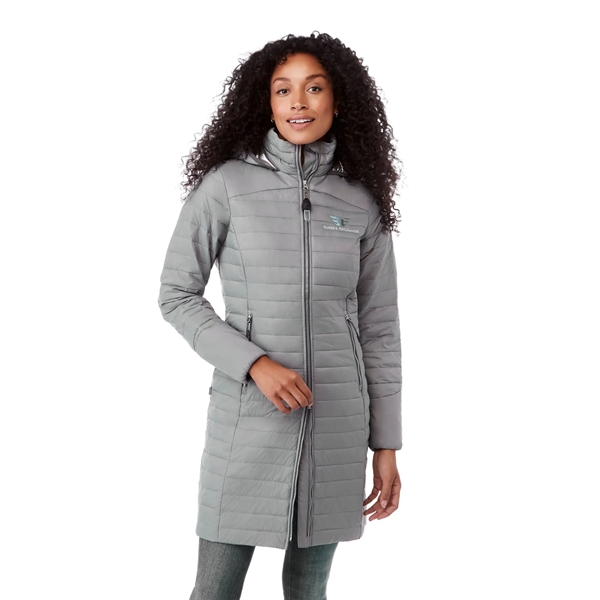 Quarry (938) color option for Women's Silverton Long Packable Insulated Jacket