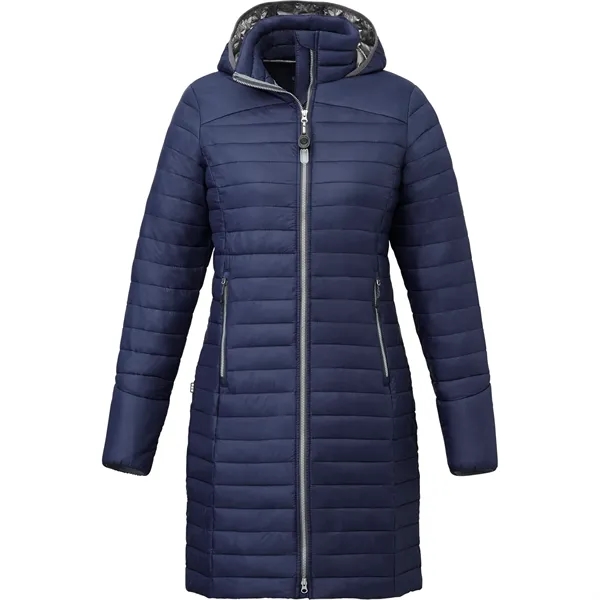 Vintage Navy (573) color option for Women's Silverton Long Packable Insulated Jacket