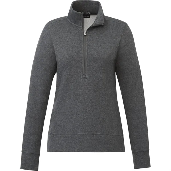 Heather Dark Charcoal (988) color option for Women's Dayton Fleece Half Zip