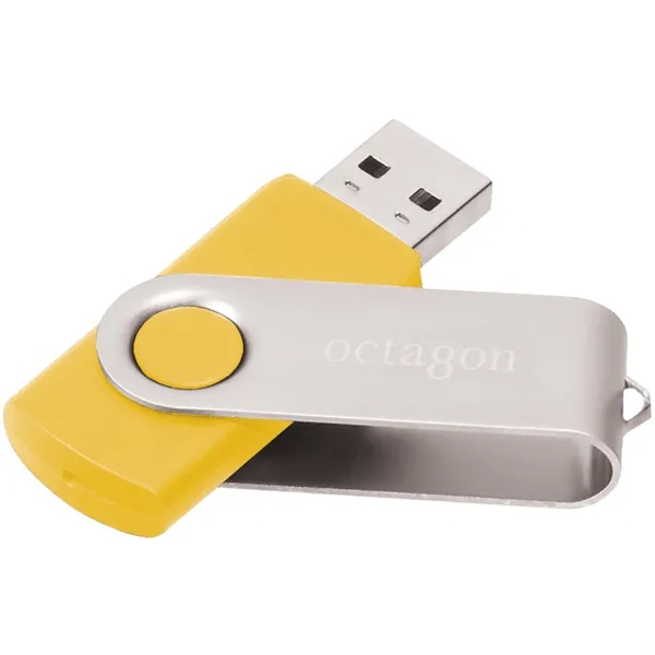 Yellow (Yw) color option for Rotate Flash Drive 2 Gb
