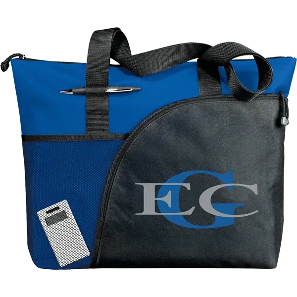 Royal (Ryl) color option for Excel Sport Zippered Utility Business Tote