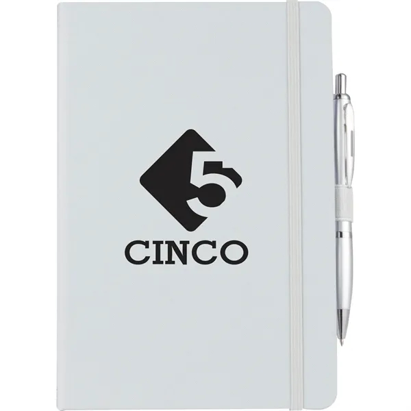 Gray (Gy) color option for Fsc® 5.5" X 8.5" Recycled Marine Bound Journal