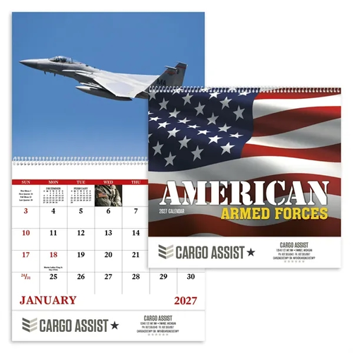 Main photo of American Armed Forces Spiral Calendar