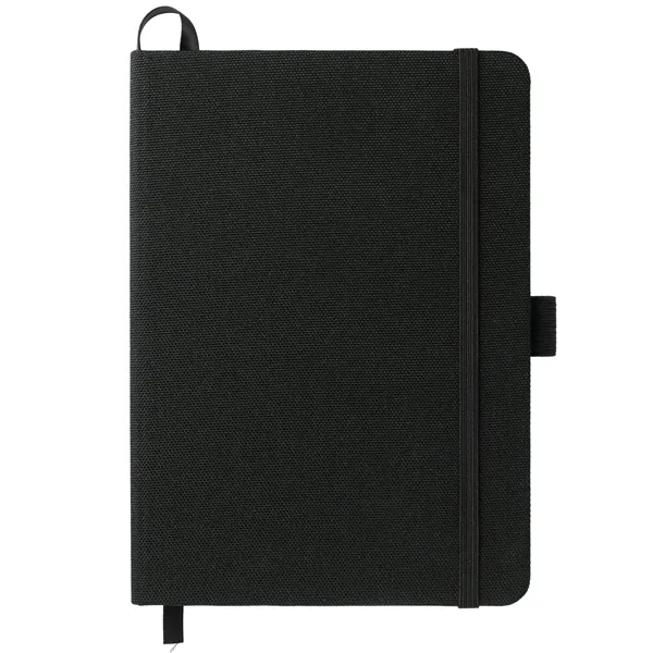 Black (Bk) color option for Fsc® Mix 5" X 7" Rpet Bound Notebook