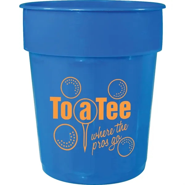 Blue (Bl) color option for Fluted 16oz Stadium Cup