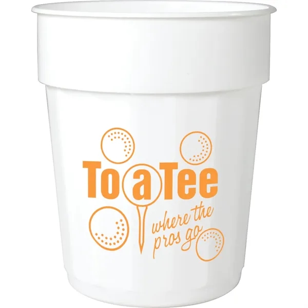 White (Wh) color option for Fluted 16oz Stadium Cup
