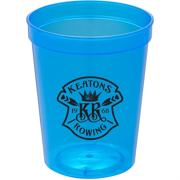 Translucent Blue (Tbl) color option for Solid 16oz Stadium Cup