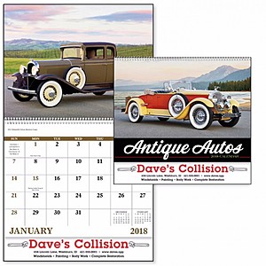 Photo of Antique Autos Spiral Calendar