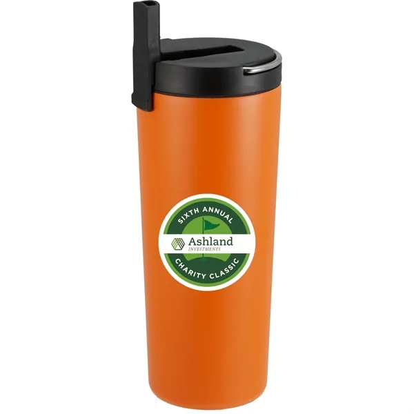 Orange (Or) color option for Thor Copper Insulated Tumbler 24oz Flip Straw Lid