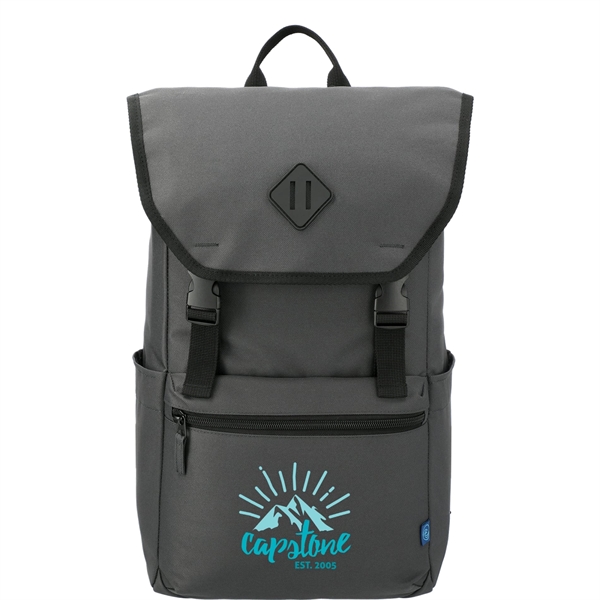 Charcoal (Ca) color option for Repreve® Ocean 15" Computer Rucksack
