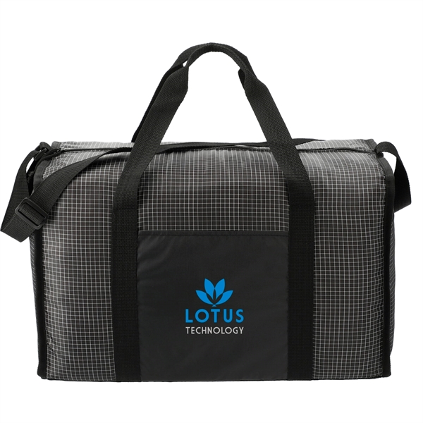 Black (Bk) color option for Grid Boxy Duffel