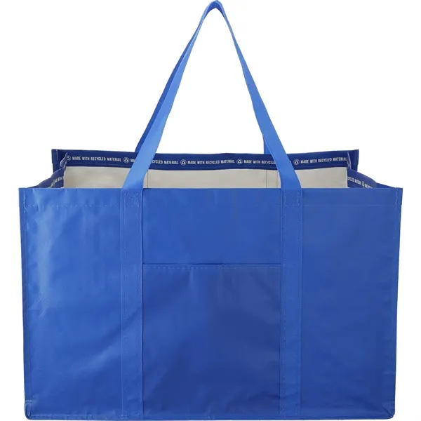 Royal (Ryl) color option for Recycled Woven Utility Tote