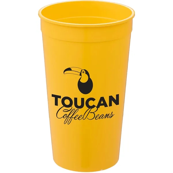 Yellow (Yw) color option for Solid 32oz Stadium Cup