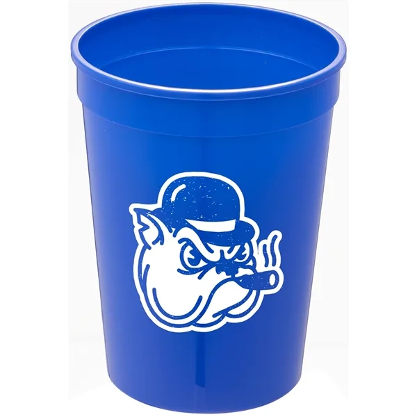 Blue (Bl) color option for Solid 12oz Stadium Cup