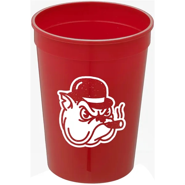 Red (Rd) color option for Solid 12oz Stadium Cup