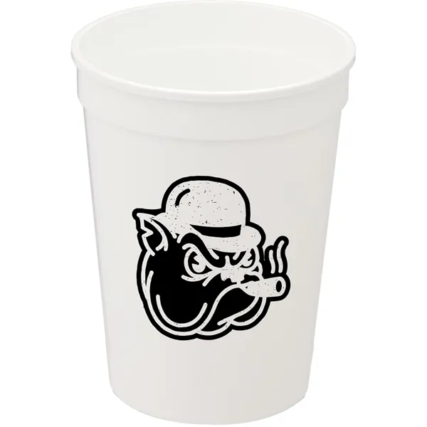 White (Wh) color option for Solid 12oz Stadium Cup