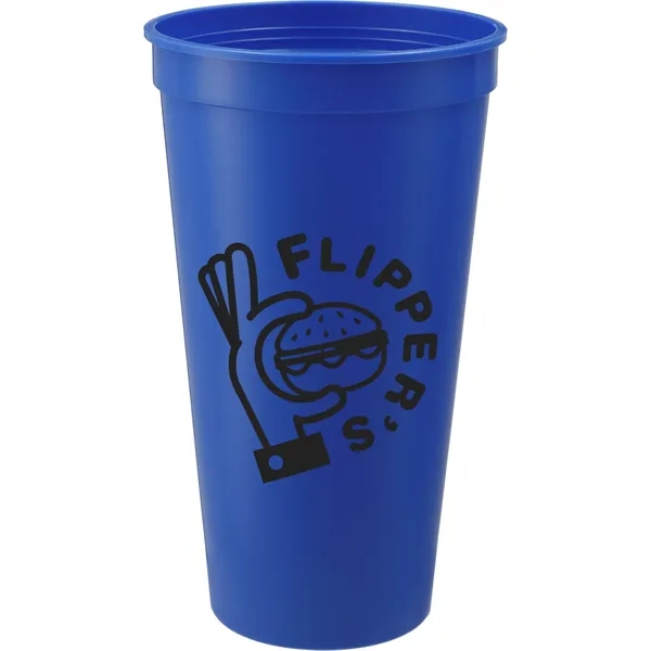 Blue (Bl) color option for Solid 24oz Stadium Cup