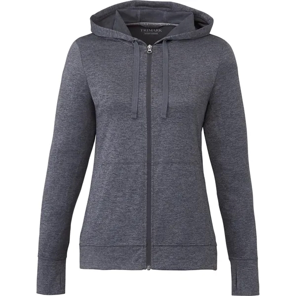 Heather Dark Charcoal (988) color option for Women's Lavar Eco Knit Full Zip Hoody