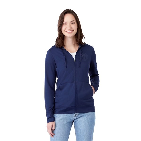 Vintage Navy (573) color option for Women's Lavar Eco Knit Full Zip Hoody