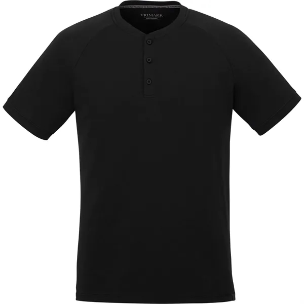 Black (995) color option for Men's Somoto Eco Short Sleeve Henley
