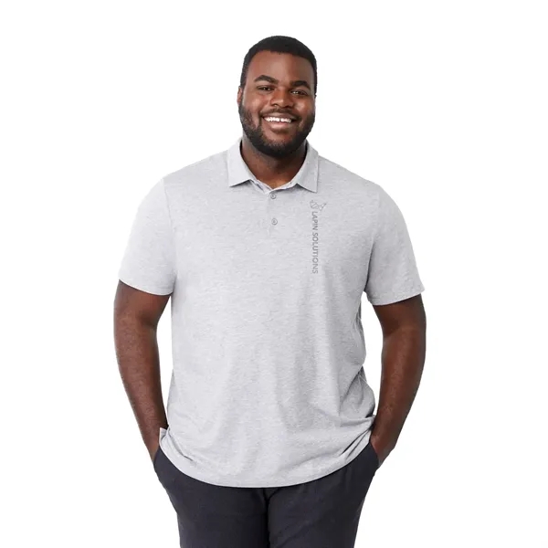 Heather Grey (932) color option for Men's Somoto Eco Short Sleeve Polo