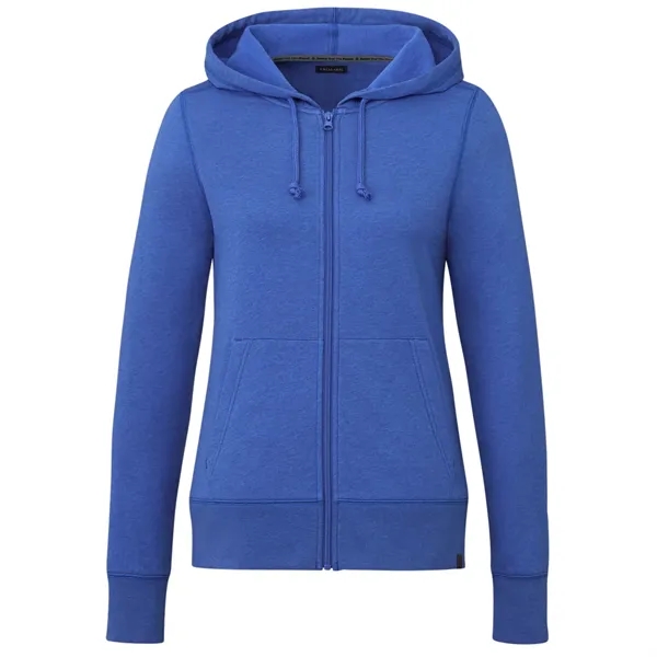 New Royal Heather (561) color option for Women's Argus Eco Fleece Full Zip Hoody