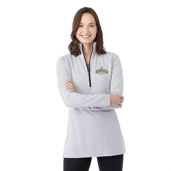 Silver Heather (927) color option for Women's Asgard Eco Knit Half Zip