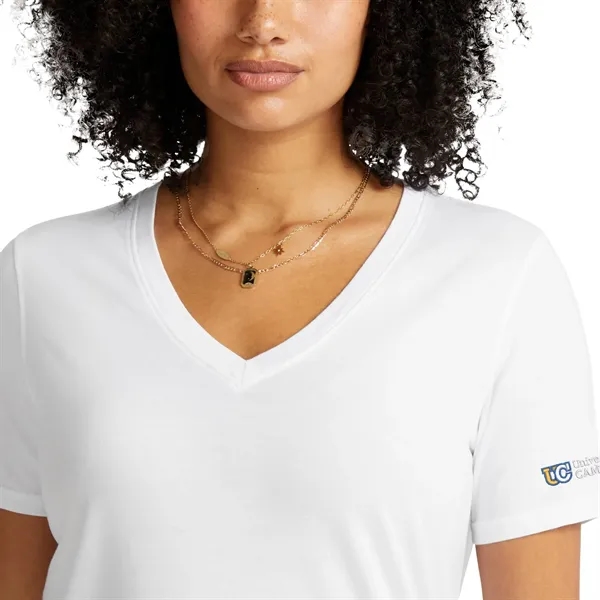 White (125) color option for American Giant Classic Cotton V Neck T   Women's