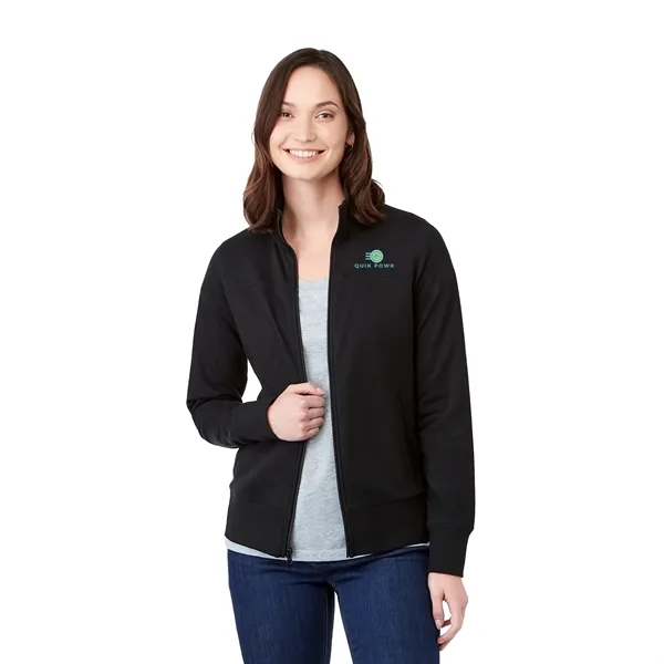 Black (995) color option for Women's Argus Eco Fleece Full Zip