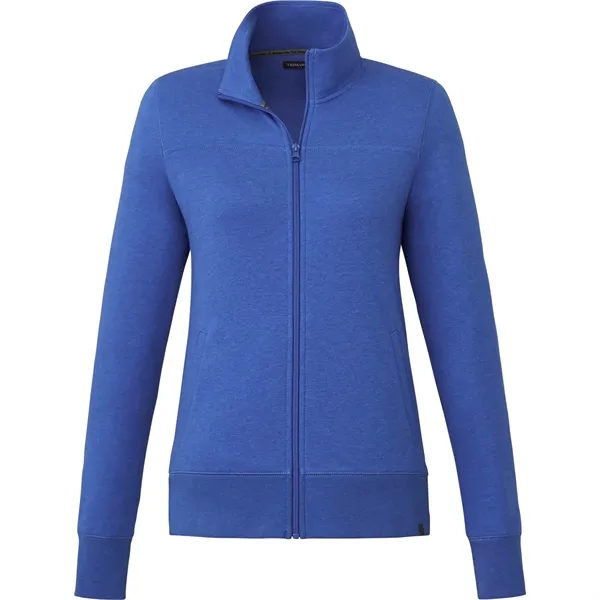 New Royal Heather (561) color option for Women's Argus Eco Fleece Full Zip