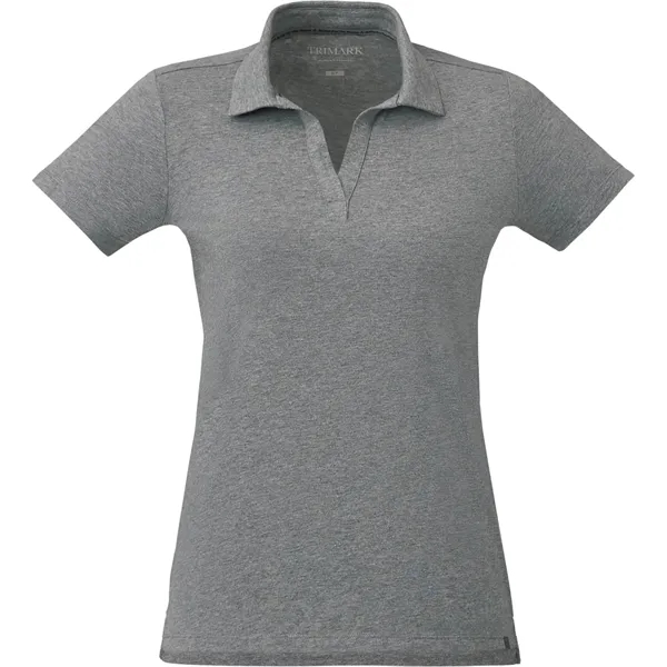 Heather Charcoal (986) color option for Women's Somoto Eco Short Sleeve Polo