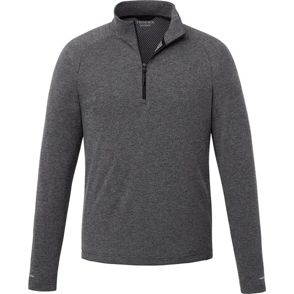 Heather Dark Charcoal (988) color option for Men's Asgard Eco Knit Quarter Zip