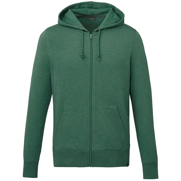 Juniper Heather (655) color option for Men's Argus Eco Fleece Full Zip Hoody