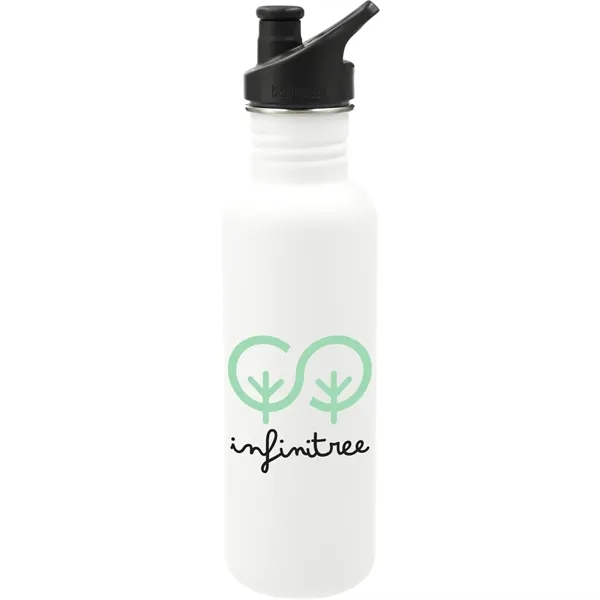White (Wh) color option for Klean Kanteen Eco Classic 27oz  Sport Cap