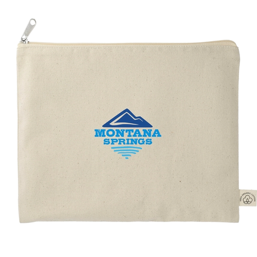 Main photo of Organic Cotton Flat Travel Pouch