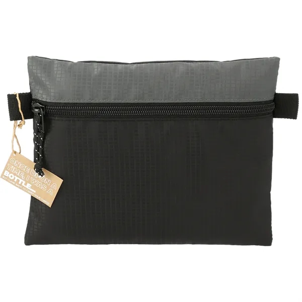 Black/Gray (Bkg) color option for Nbn Trailhead Recycled Zip Pouch