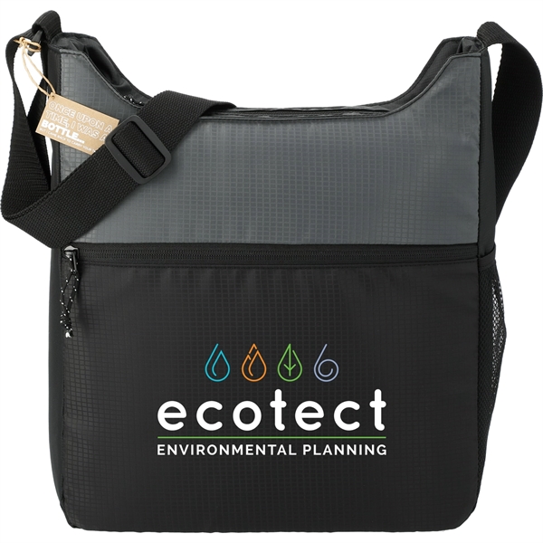Black/Gray (Bkg) color option for Nbn Trailhead Recycled Zippered Tote