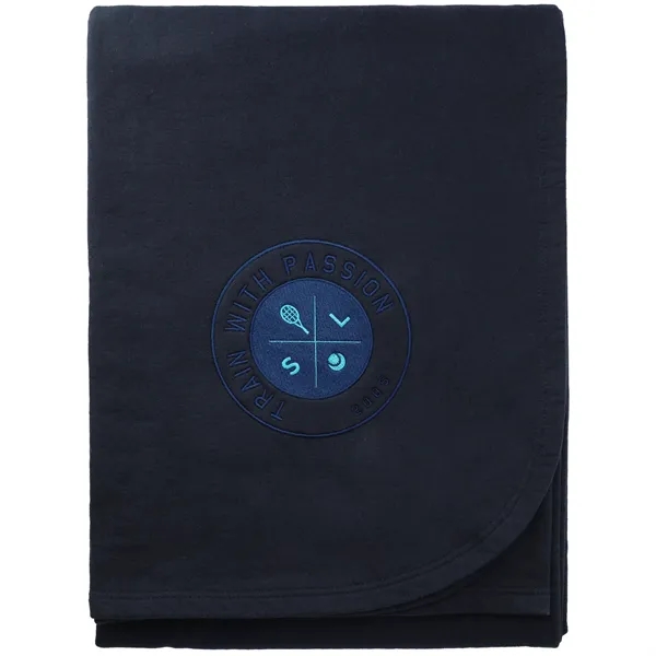 Oxford Blue color option for American Giant Stadium Blanket