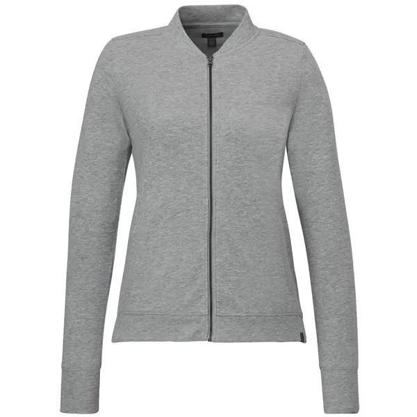 Heather Grey (932) color option for Rigi Eco Knit Full Zip   Women's