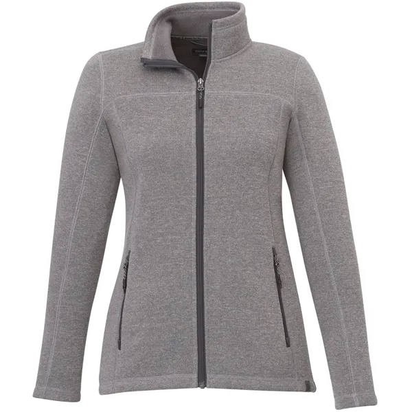 Medium Heather Grey (939) color option for Darnell Eco Knit Full Zip   Women's