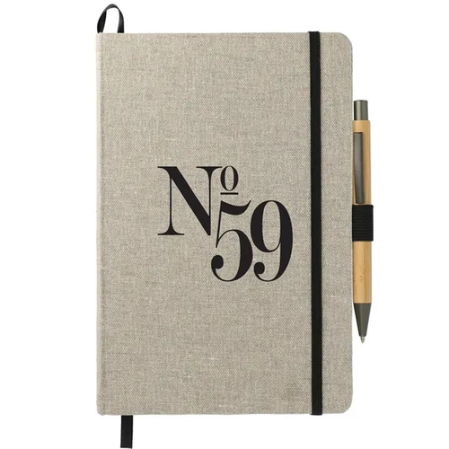 Main photo of 5.5" X 8.5" Recycled Cotton Bound Journal Set