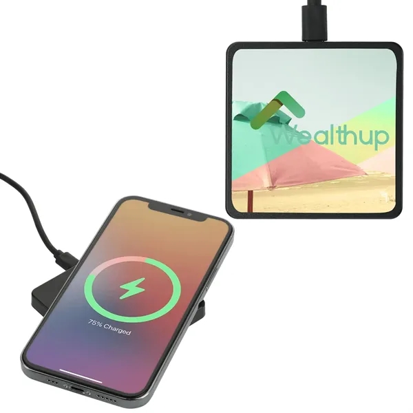 Black (Bk) color option for Square Wireless Charging Pad