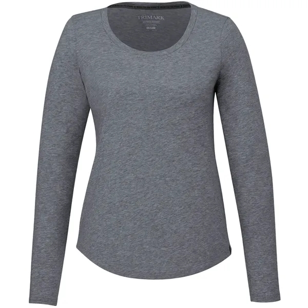 Heather Charcoal (986) color option for Somoto Eco Long Sleeve Tee   Women's