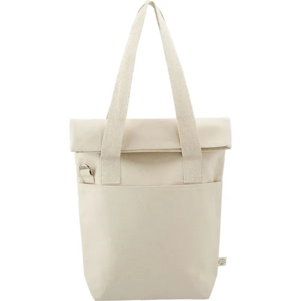 Natural (Nt) color option for Organic 16oz Cotton Commuter Tote